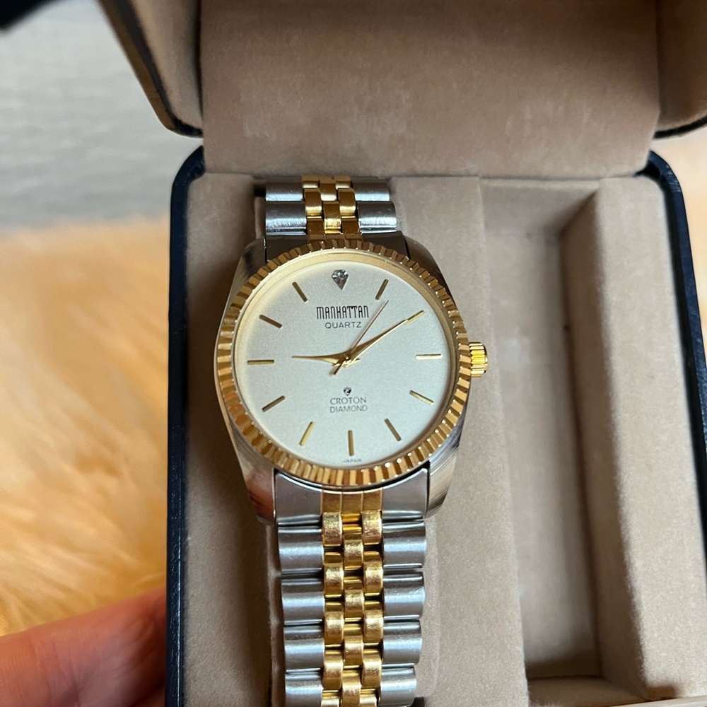 Manhattan Quartz Two-Tone Watch - Picture 2 of 5